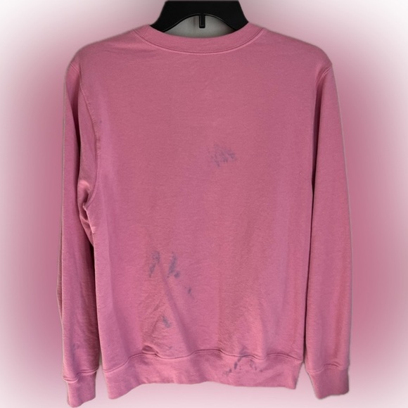 BARBIE - Trendy! Comfy Barbie Malibu Pink Sweatshirt Long Sleeve Women Sz Small - Picture 6 of 6